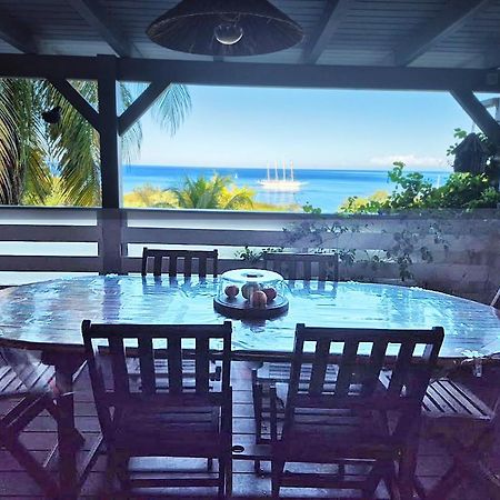 Villa Cannelle, Piscine, Vue Mer Deshaies Esterno foto