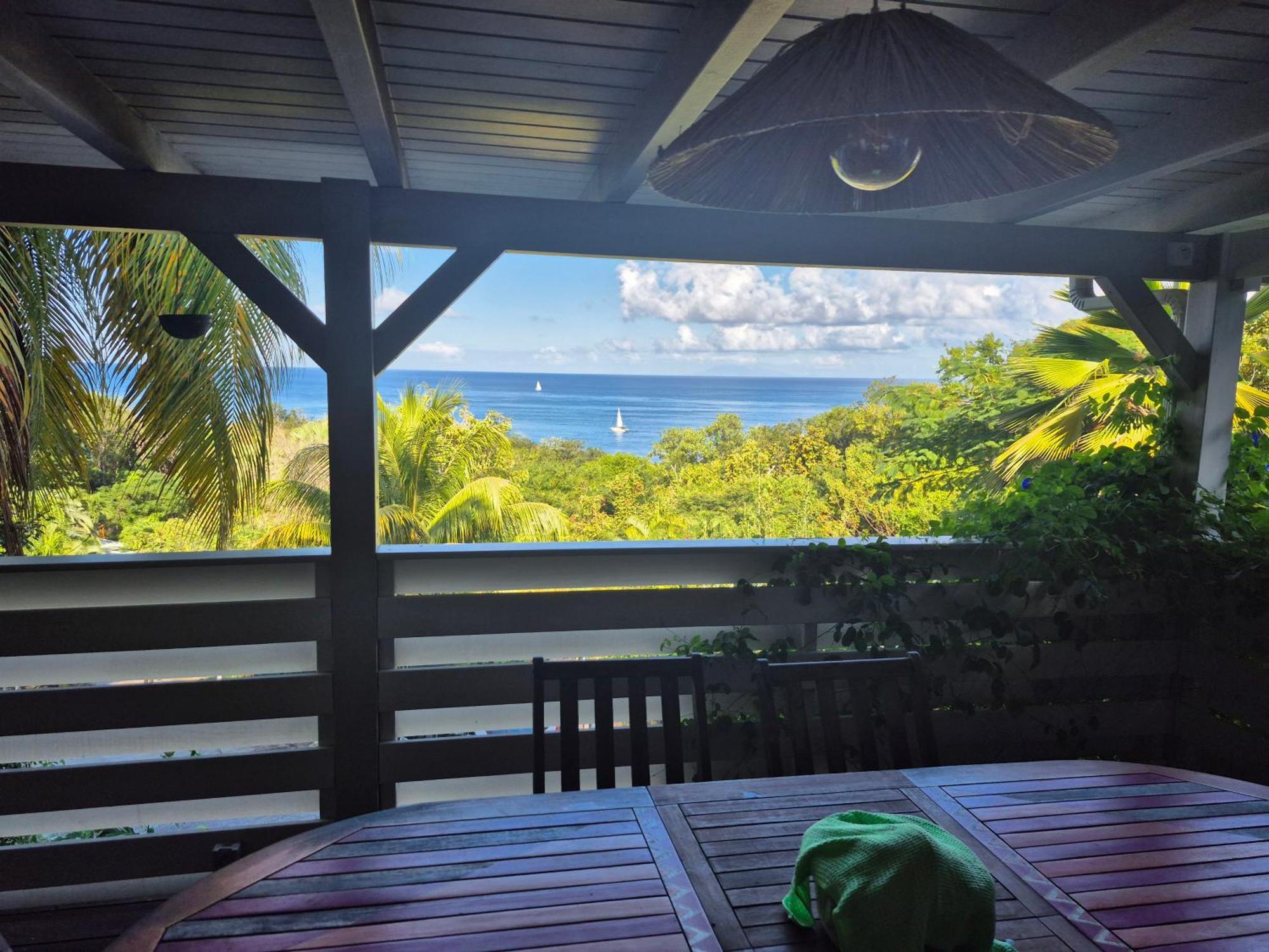 Villa Cannelle, Piscine, Vue Mer Deshaies Esterno foto
