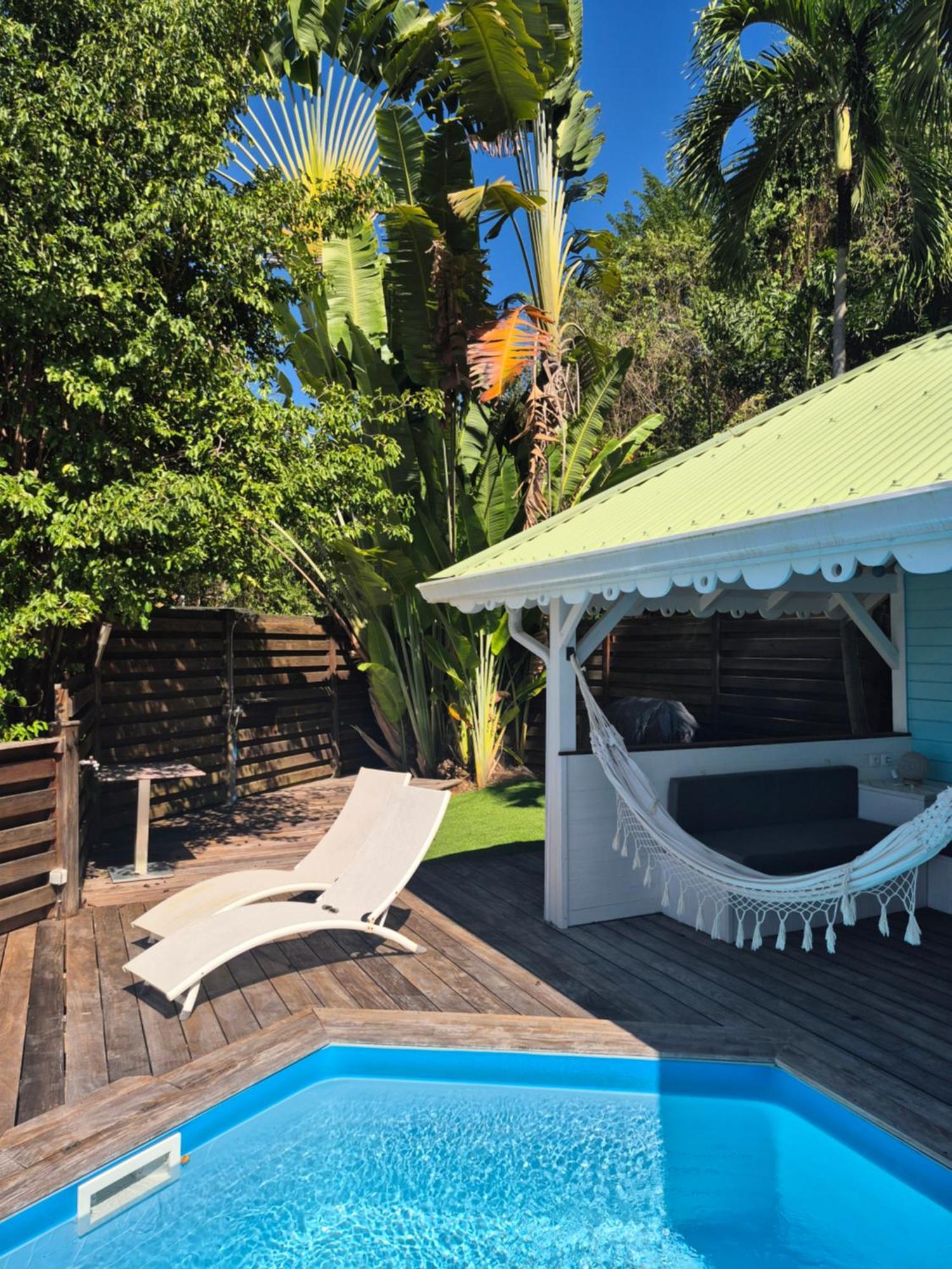 Villa Cannelle, Piscine, Vue Mer Deshaies Esterno foto