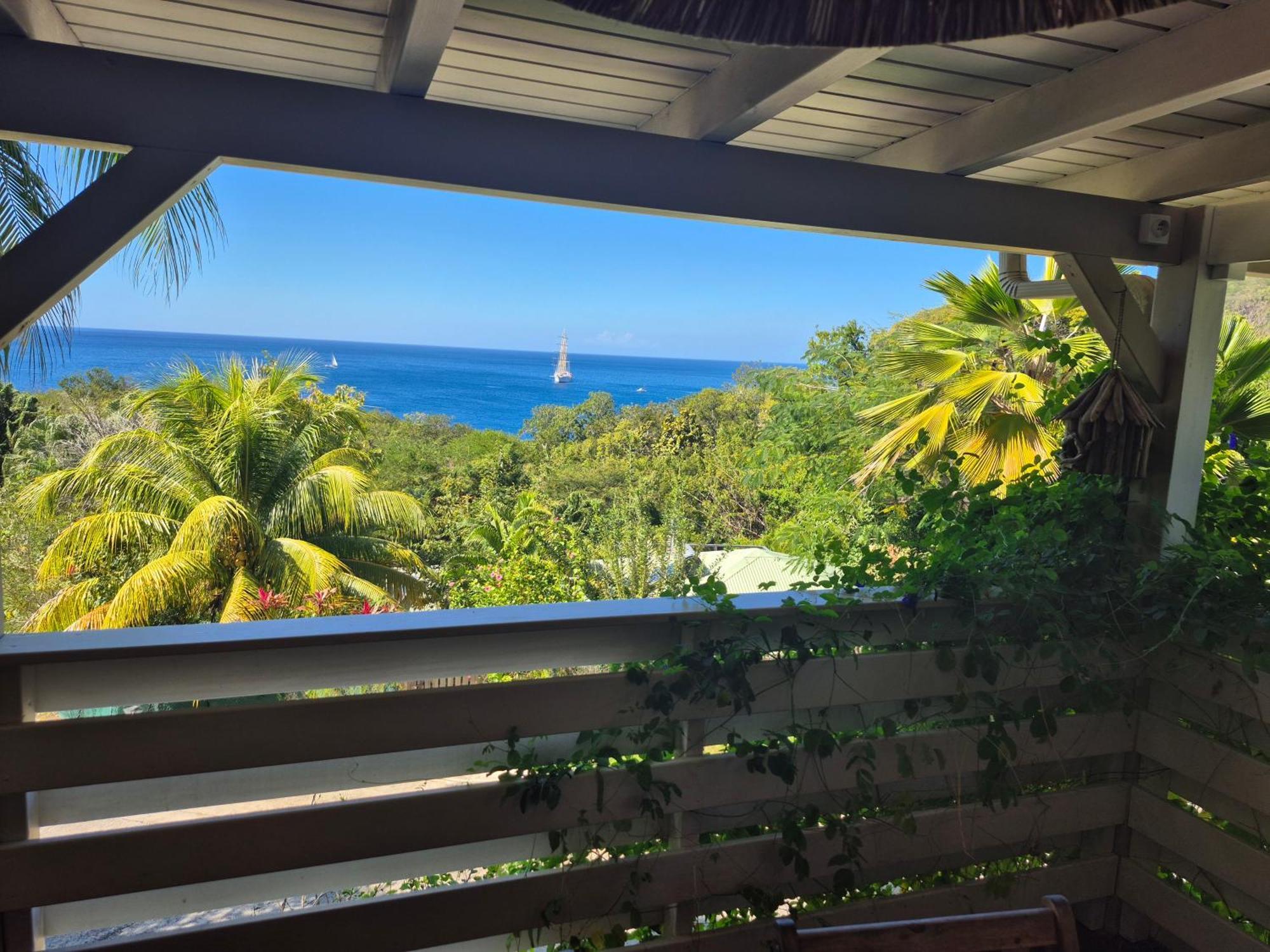 Villa Cannelle, Piscine, Vue Mer Deshaies Esterno foto
